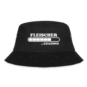 Fleischer Spruch Metzger Lustig Fleischer Geschenk - Bucket Hat - Schwarz - Vorne - Lela (165cm)