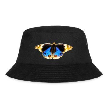 butterfly butterfly flowers - Bucket Hat - black - Front - Lela (165cm)