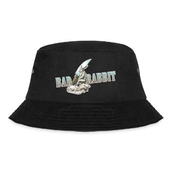shirt motiv hase Messer Bad Rabbit neu - Bucket Hat - Schwarz - Vorne - Lela (165cm)