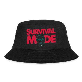 Survival Mode - Bucket Hat - black - Front - Lela (165cm)