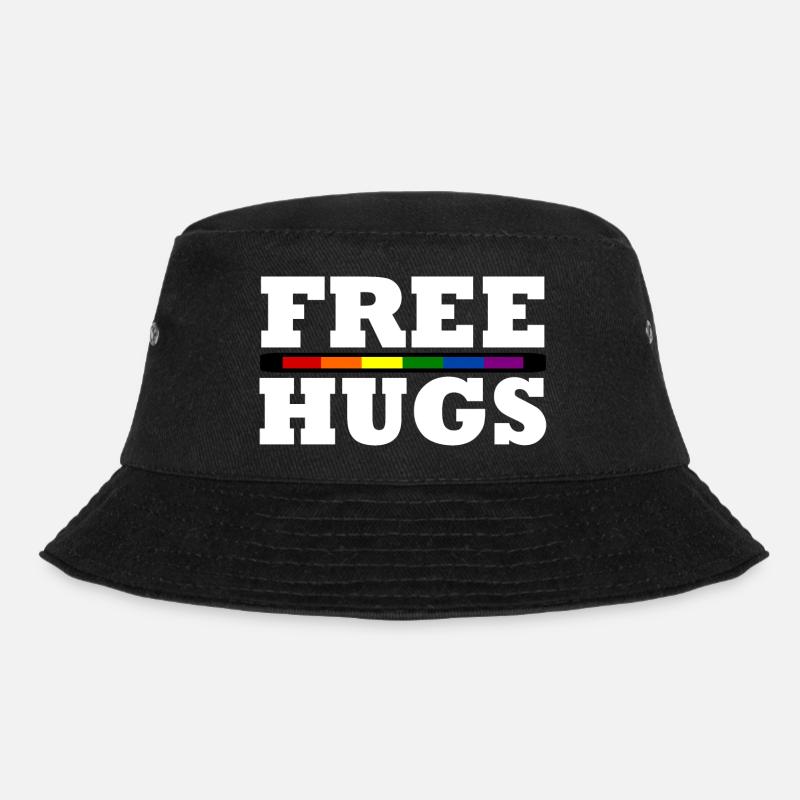 Free Hugs - Bucket Hat - Schwarz