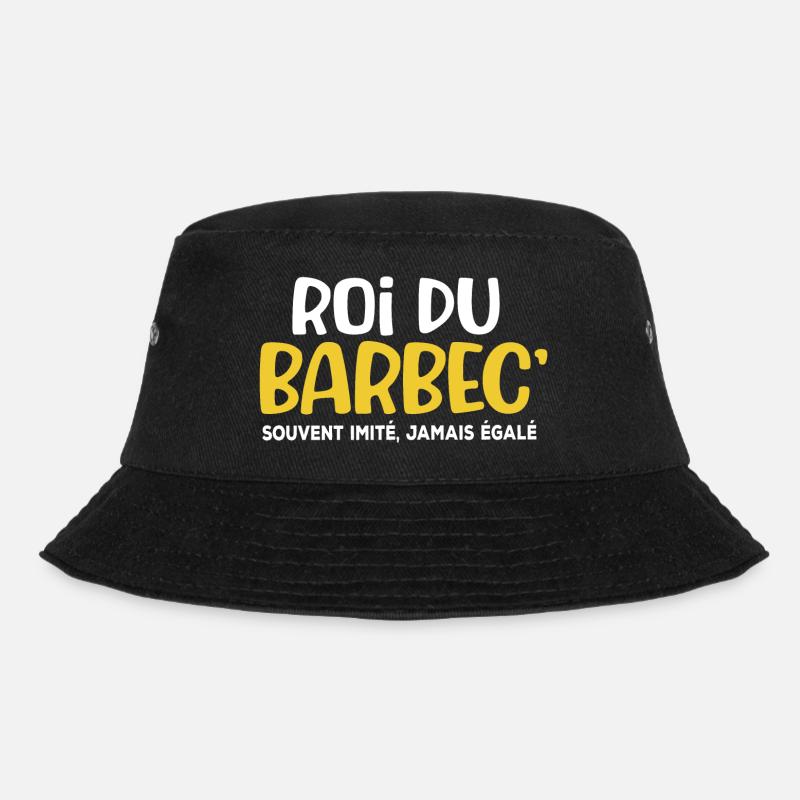 Roi du barbec' / Cadeau drôle grillade barbecue - Bob - noir