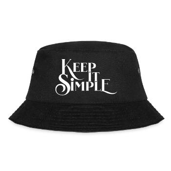 Keep it simple - Bucket Hat - black - Front - Lela (165cm)
