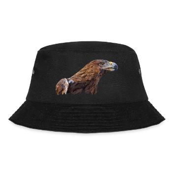 Steinadler - Bucket Hat - Schwarz - Vorne - Lela (165cm)