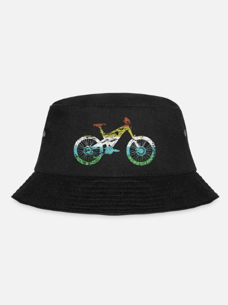 mountainbike - Bucket Hat - Schwarz