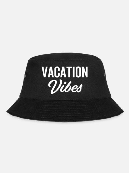 Vacation Vibes - Bucket Hat - Schwarz