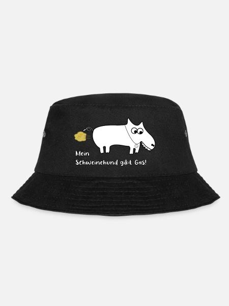 Mein Schweinehund gibt Gas! - Bucket Hat - Schwarz