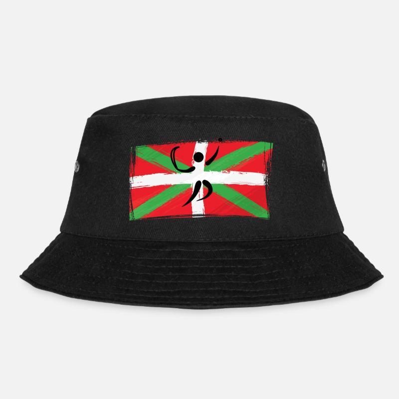 drapeau basque pelote -france pays basque basquais - Bob - noir