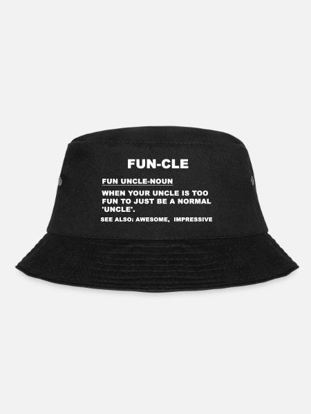 funcle - Bucket Hat - black