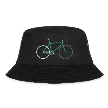 Un vélo de course rapide en vert, rétro, vintage - Bob - noir - Devant - Lela (165cm)