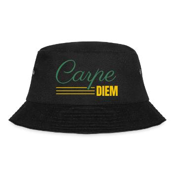 Carpe DIEM - Bucket Hat - Schwarz - Vorne - Lela (165cm)