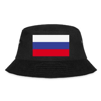 Russia Coat of Arms Russian Flag Rossiya Country Russian - Bucket Hat - black - Front - Lela (165cm)