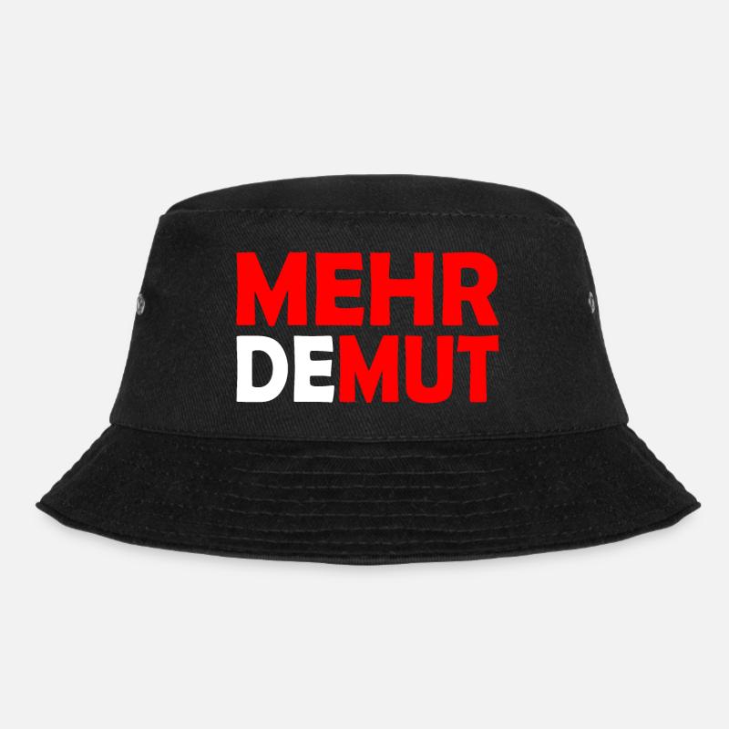 Demut - Bucket Hat - Schwarz