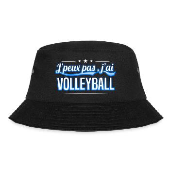 Volleyball - j'peux pas , j'ai Volleyball - Bob - noir - Devant - Lela (165cm)