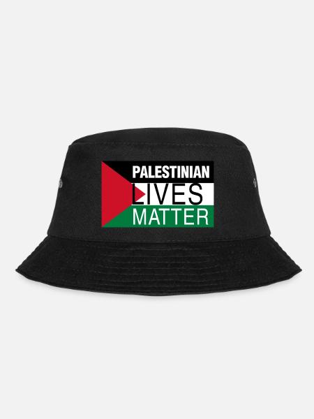 Palestinian Lives Matter Fun Gift - Bucket Hat - black