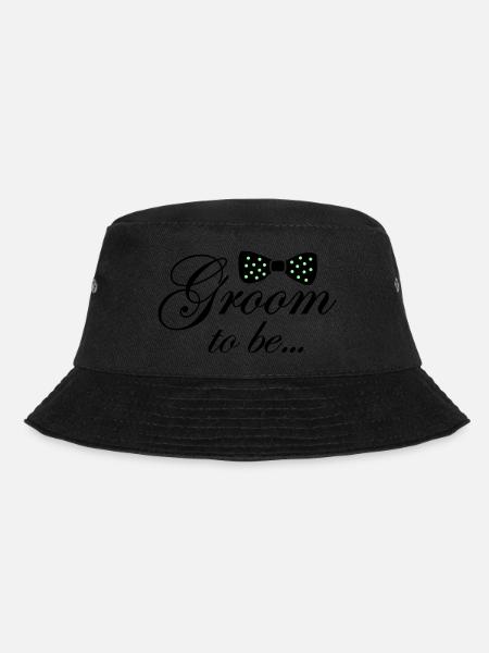 groom to be - Bucket Hat - black