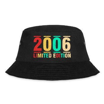 Jubiläumsgeschenk 2006 Limited Edition 2006 - Bucket Hat - Schwarz - Vorne - Lela (165cm)
