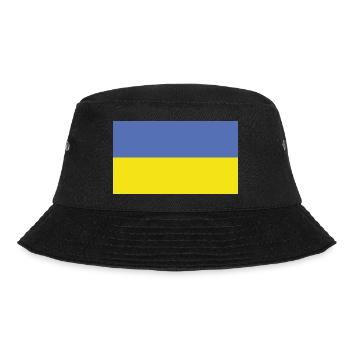 Drapeau Ukraine - je soutiens l'ukraine - Bob - noir - Devant - Lela (165cm)