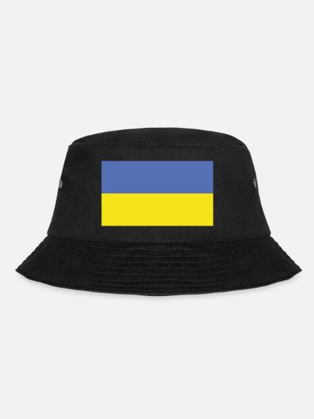 Drapeau Ukraine - je soutiens l'ukraine - Bob - noir