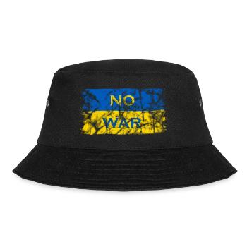 Ukraine Flag No War - Bucket Hat - black - Front - Lela (165cm)