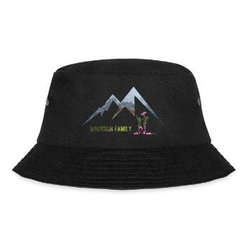 Mountain Family - Bucket Hat - black - Front - Lela (165cm)