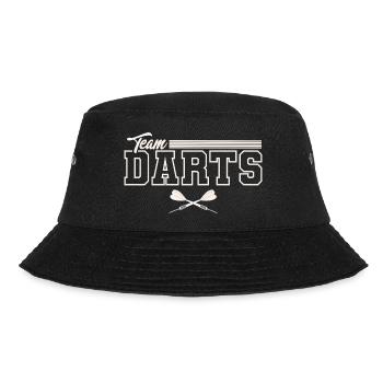 Dart Darten Darts Team - Bucket Hat - Schwarz - Vorne - Lela (165cm)