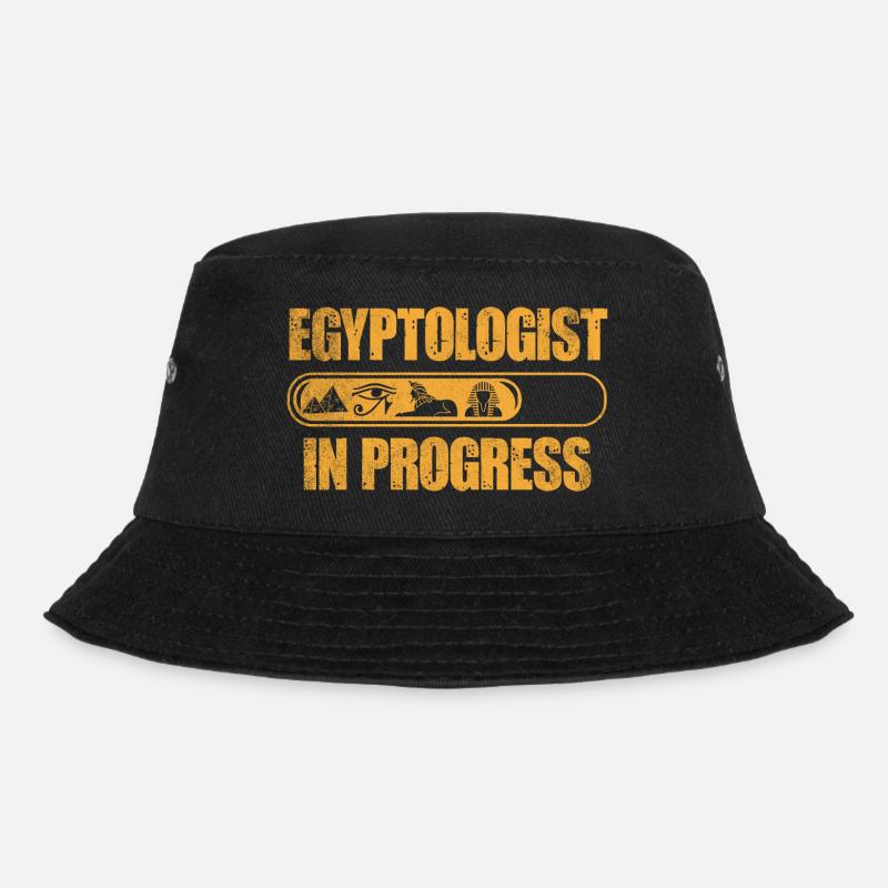 Egyptology Ancient Egypt Egyptologist In Progress - Bucket Hat - Schwarz