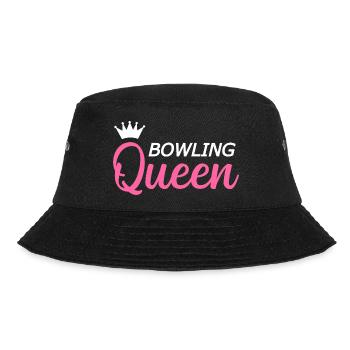 Bowling Kegeln - Bucket Hat - Schwarz - Vorne - Lela (165cm)