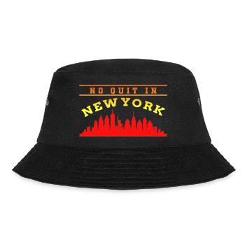 No Quit In New York Europe Usa - Bucket Hat - black - Front - Lela (165cm)