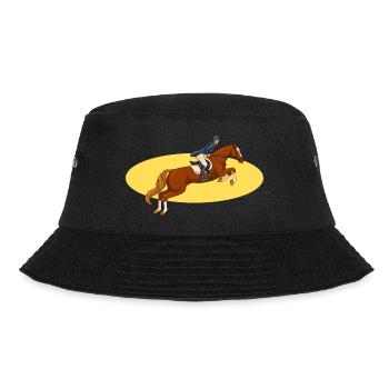 cavalier riding - Bucket Hat - black - Front - Lela (165cm)