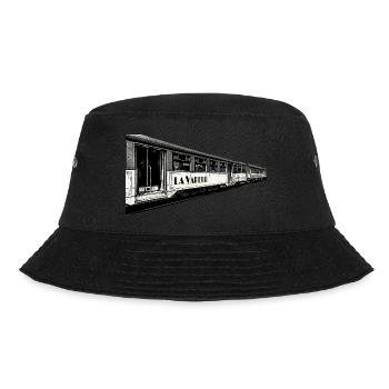 the old steam rail train - Bucket Hat - black - Front - Lela (165cm)
