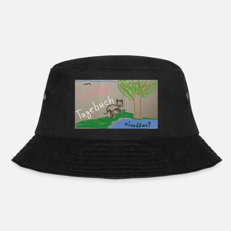 Speedy's Diary - Bucket Hat - black