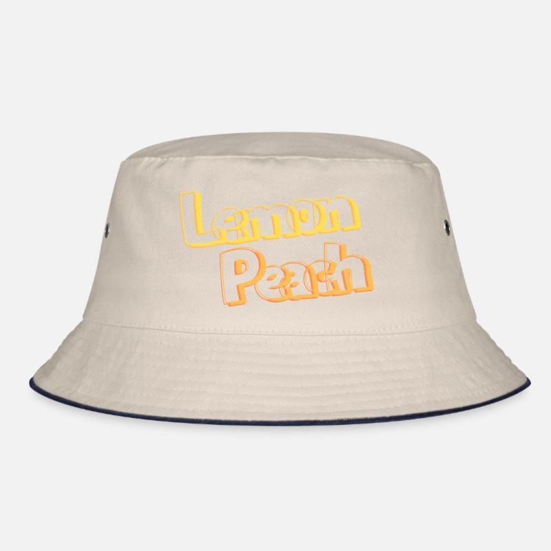 Lemon Peach Bucket Hat