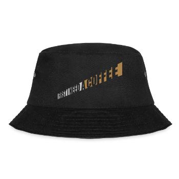 Fist I need Coffee - Bucket Hat - Schwarz - Vorne - Lela (165cm)
