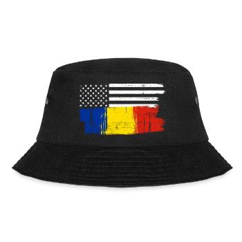 Flag Brush Fusion - Bucket Hat - black - Front - Lela (165cm)
