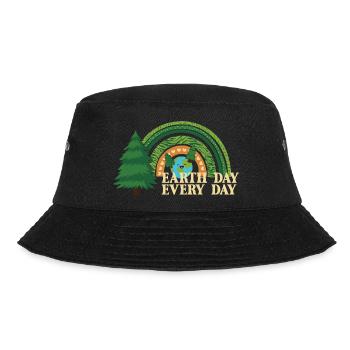 Earth Day Earthday Environmental Protection Environment Nature - Bucket Hat - black - Front - Lela (165cm)