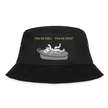 British Anti-Monarchy design - Bucket Hat - black - Front - Lela (165cm)