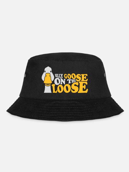 goose on the loose - Bucket Hat - Schwarz