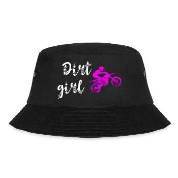 Motocross Bike Offroad Motorcycle Biker - Bucket Hat - Schwarz - Vorne - Lela (165cm)