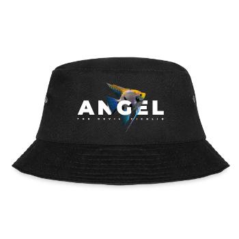 Angelfish Cichlid Aquarium Fish - Bucket Hat - black - Front - Lela (165cm)
