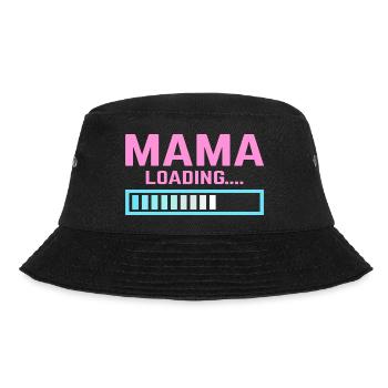 Mama lädt Mama Mama - Bucket Hat - Schwarz - Vorne - Lela (165cm)