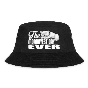 The Mondayest Day ever - Bucket Hat - Schwarz - Vorne - Lela (165cm)