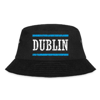 Dublin lettering - Bucket Hat - black - Front - Lela (165cm)