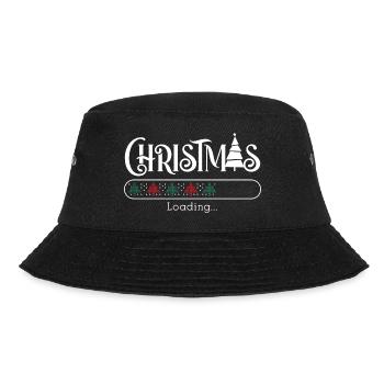 Christmas Loading - Bucket Hat - black - Front - Lela (165cm)