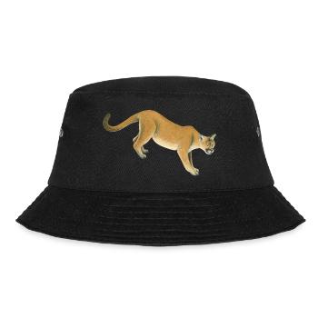 Berglöwe - Bucket Hat - Schwarz - Vorne - Lela (165cm)