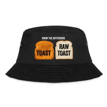 Know The Difference Toast Toast Breakfast lover - Bucket Hat - black - Front - Lela (165cm)