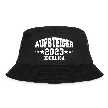Aufsteiger 2023 Oberliga Aufstieg Fußball - Bucket Hat - Schwarz - Vorne - Lela (165cm)