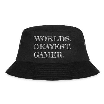 Jokes Play Video Game Achievement Unlocked - Bucket Hat - black - Front - Lela (165cm)