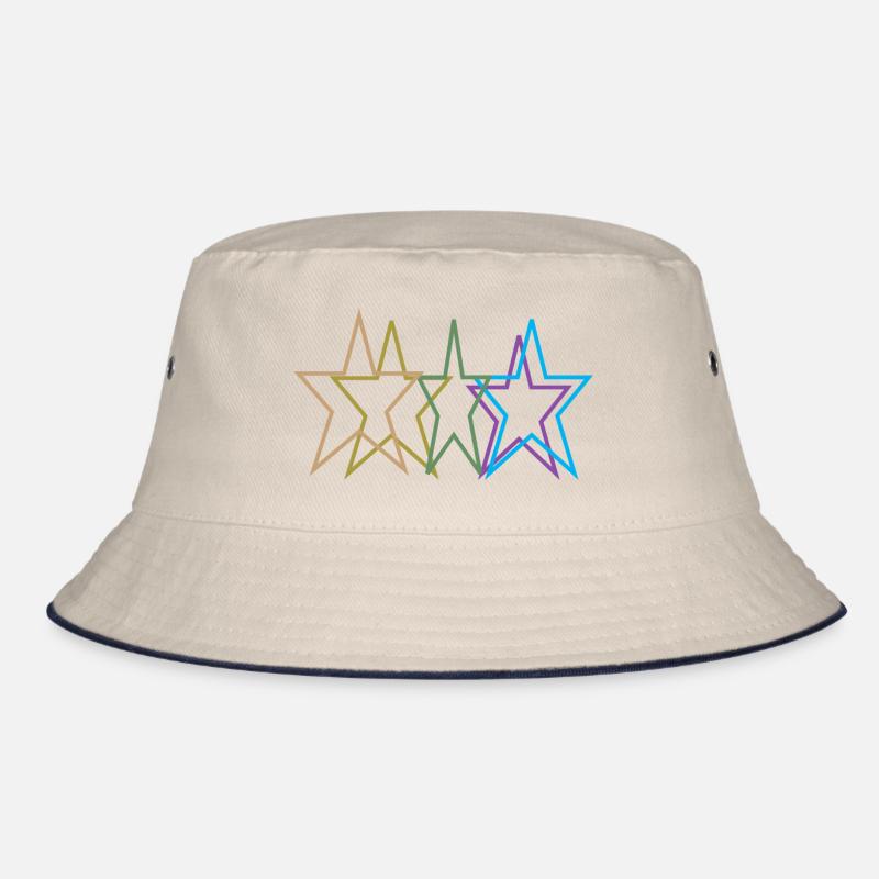 Bunte Sterne Bild12 Bucket Hat