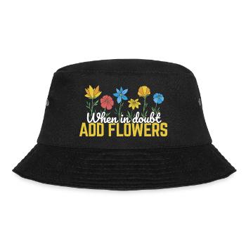 Landschaftsgärtner Hobbygärtner Gärtner - Bucket Hat - Schwarz - Vorne - Lela (165cm)
